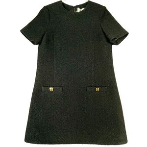 Ba&sh Mel Wool-Blend Tweed Polished Old Money Business Minidress - NWT - Sz M